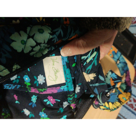 Vera Bradley Crossbody Hipster Midnight Blues Purse Retired - Picture 6 of 12